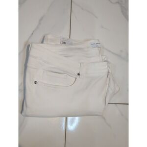 NWT Lane Bryant Skinny Signature Fit White Jeans‎ Mid-Rise Size 26